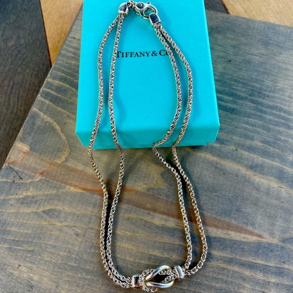 Tiffany & Co. Jewelry Tiffany Co Double Rope Love Knot Necklace